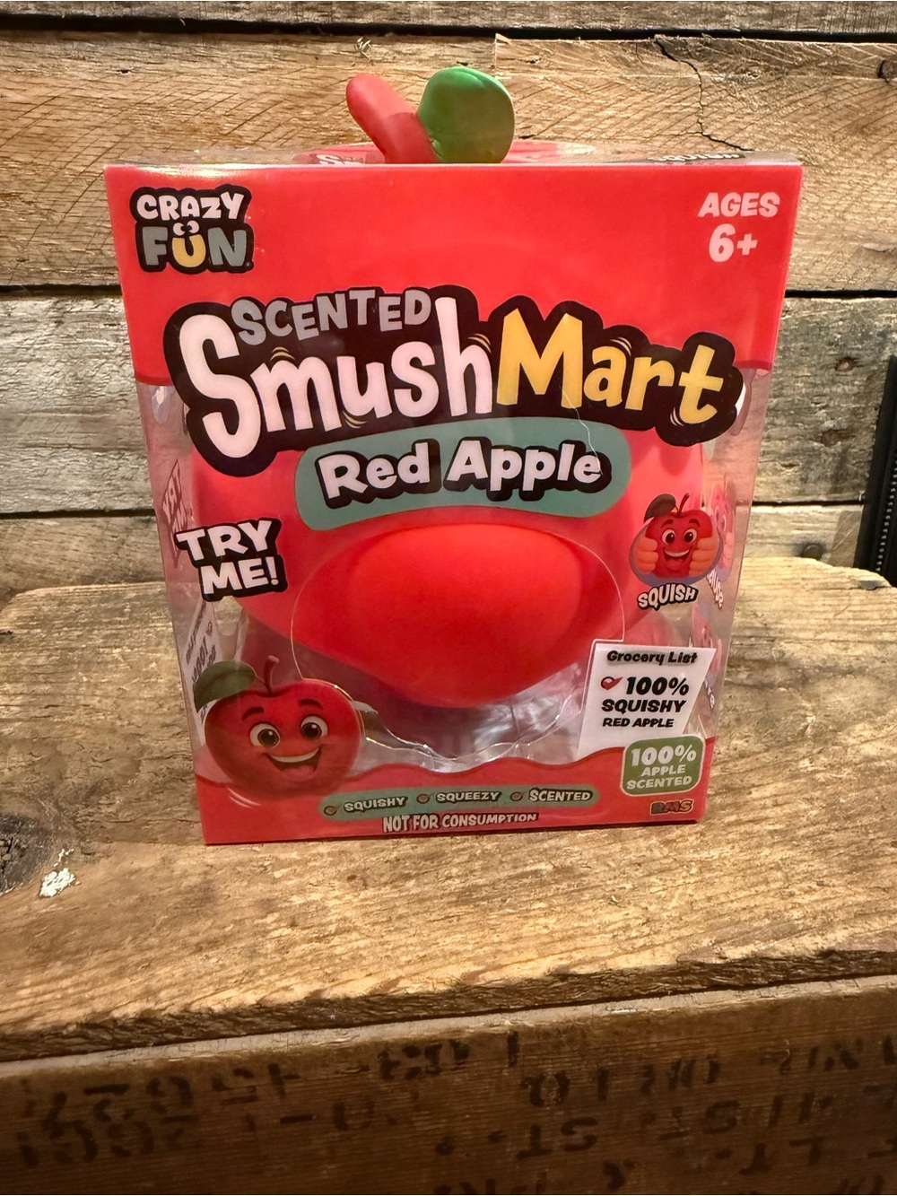 SmushMart Scented Red Apple Squishy Toy - Red